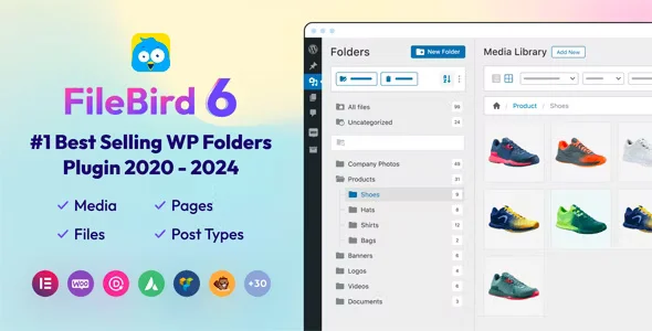 FileBird – WordPress Media Library Folders