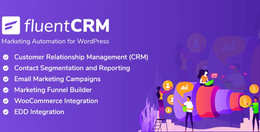 FluentCRM Pro – Email Marketing Automation For WP