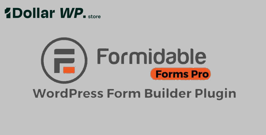 Formidable Forms Pro – WordPress Form Builder Plugin