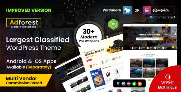 AdForest – Classified Ads WordPress Theme