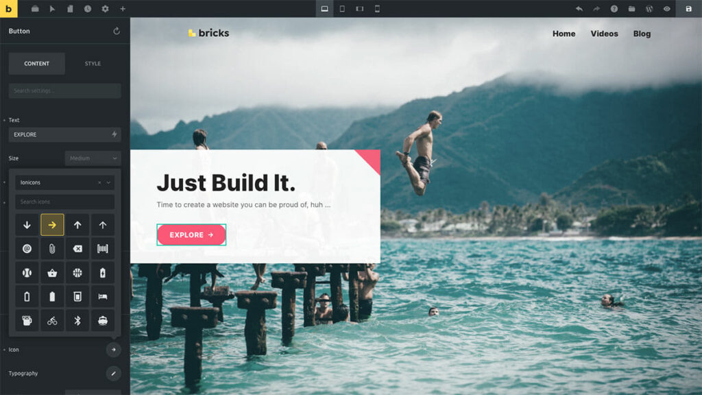 Bricks Theme – With built In Builder