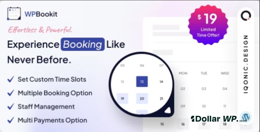 WPBookit - Appointment Booking WordPress Plugin