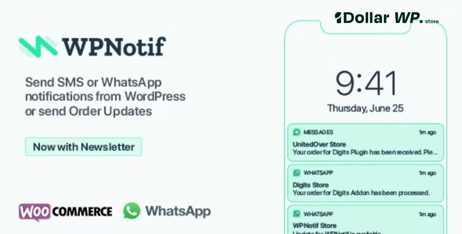 WPNotif: WordPress SMS & WhatsApp Message Notifications