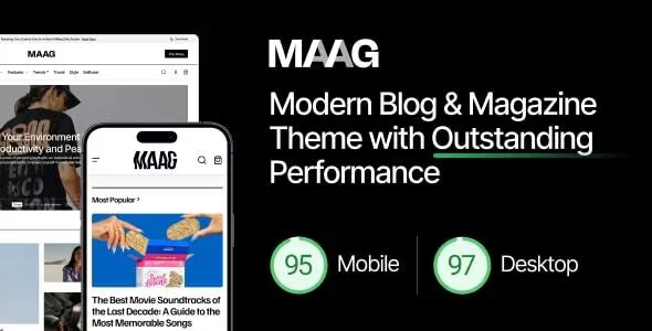 Maag - Modern Blog & Magazine WordPress Theme